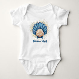 Summer Child - Baby Bodysuit mit Seashell Design Baby Strampler