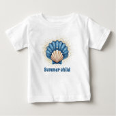 Summer Child - T - Shirt von Kindern mit Seashell  (Vorderseite)