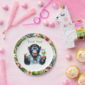 Summer Chill Chimp Chillin - Sonnenbrille & Cockta Pappteller (Party)