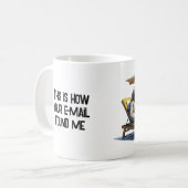 Summer chill vibes Sloth Kaffeetasse (Vorderseite Links)