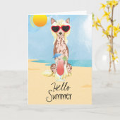 Summer Chinese Created Karte (Gelbe Blume)