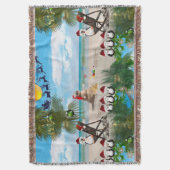 Summer Christmas Baby auf dem Strand wiederholen D Decke (Vorderseite Vertikal)