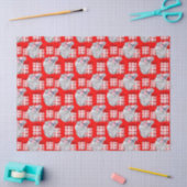 Summer Christmas Koalas Red Seidenpapier (Basteln)