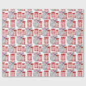 Summer Christmas Koalas White Geschenkpapier (Flach)