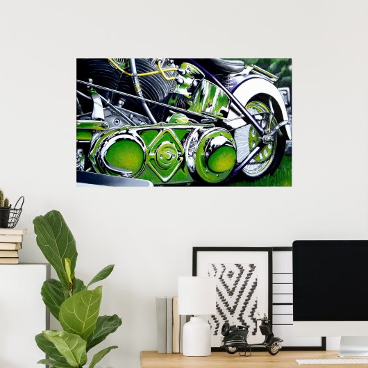 Summer Chrome Poster (Heimbüro)