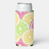 Summer Citrus Can Coozie | Seltzer - Flasche - Dos Selters Dosenkühler (Seltzer Vorderseite)