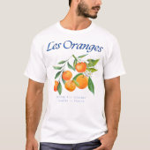 Summer Citrus fair Les Orange Foire aux Agrumes Mo T-Shirt (Vorderseite)