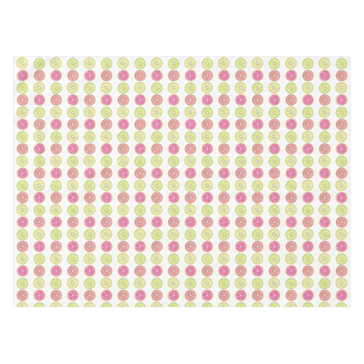 Summer Citrus Frucht Orange Limon Lemon Grapefruit Tischdecke (Vorderseite (Horizontal))