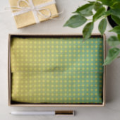 Summer Citrus Green und Orange Ombre Muster Seidenpapier (Geschenk)