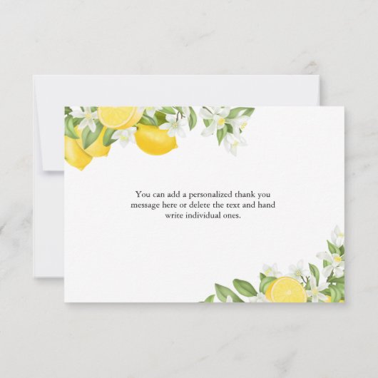 Summer Citrus Lemon Danke (Rückseite)