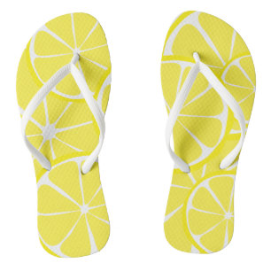 Summer Citrus Lemon FlipFlops Badesandalen
