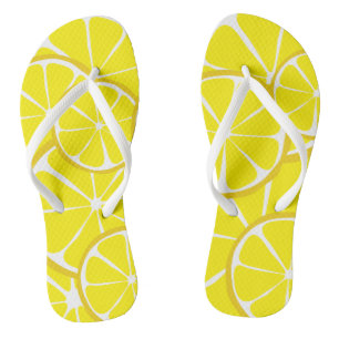 Summer Citrus Lemon FlipFlops Badesandalen