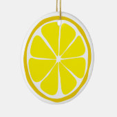 Summer Citrus Lemon Ornament (Rechts)