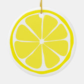 Summer Citrus Lemon Ornament (Hinten)