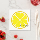 Summer Citrus Lemon Paper Napkin Serviette (Beispiel)