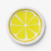 Summer Citrus Lemon Paper Teller (Vorderseite)