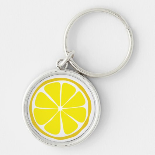 Summer Citrus Lemon Schlüsselanhänger (Vorne)