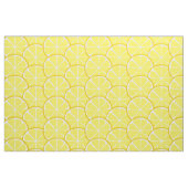 Summer Citrus Lemon Slices Fabric Stoff (Fat Quarter (45,7 x 55,9 cm))