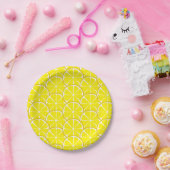 Summer Citrus Lemon Slices Paper Teller (Party)
