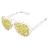 Summer Citrus Lemon Slices Sonnenbrille (Schrägansicht)