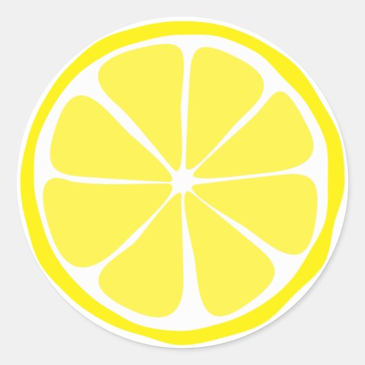 Summer Citrus Lemon Stickers (Vorderseite)