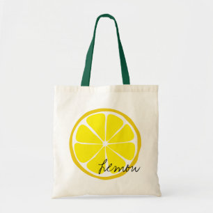 Summer Citrus Lemon Tote Tragetasche
