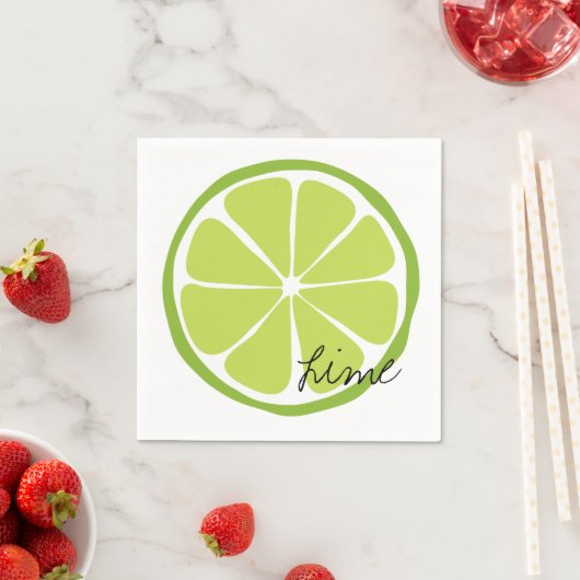 Summer Citrus Limon Paper Napkin Serviette (Beispiel)