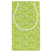 Summer Citrus Limone Scheiben Geschenktasche - SM/ Kleine Geschenktüte (Rückseite)