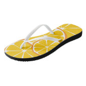 Summer Citrus Orange FlipFlops Badesandalen (Schrägansicht)