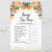 Summer Citrus Orange schätzen den Preis Spiel (Vorderseite)