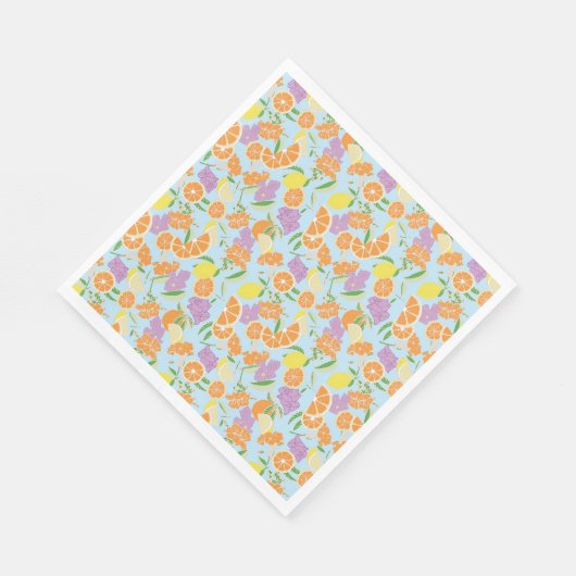 Summer Citrus Party Napkins Serviette (Ecke)