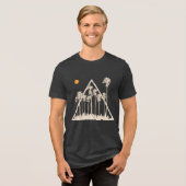 Summer City Skyline Tri-Blend Shirt (Vorderseite voll)
