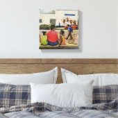 Summer City Stoop 2000 Leinwanddruck (Insitu (Schlafzimmer))