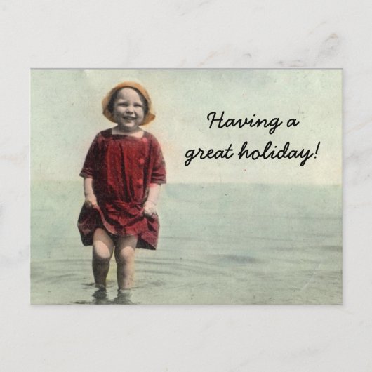 Summer Classic Postcard Feiertagspostkarte (Vorderseite)