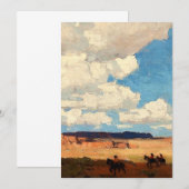 "Summer Cloud" Western Art von Edgar Payne Einladung (Vorne/Hinten)