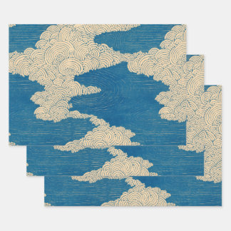 Summer, Clouds and Ripples Geschenkpapier Set