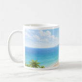 Summer Coastal Landscape Mug Kaffeetasse (Links)