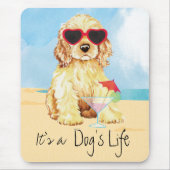 Summer Cocker Spaniel Mousepad (Vorne)