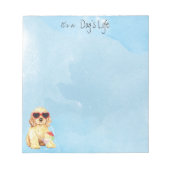 Summer Cocker Spaniel Notizblock (Vorderseite)