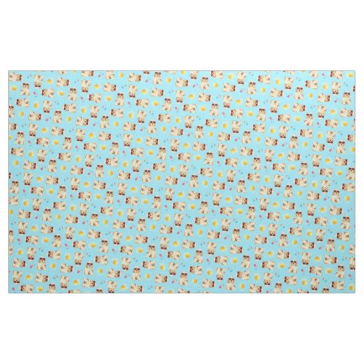 Summer Cocker Spaniel Stoff (Fat Quarter (45,7 x 55,9 cm))