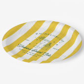 Summer Cocktail Club | Bachelorette Pappteller (Schrägansicht)