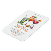 Summer Cocktail Party with Colorful Drinks Magnet (Linke Seite)