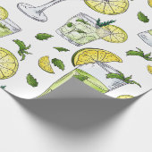Summer Cocktails Geschenkpapier (Ecke)