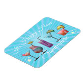 Summer Cocktails Happy Hour Somewhere Magnet (Linke Seite)