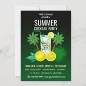 Summer Cocktails Party hinzufügen Einladung (Vorderseite)