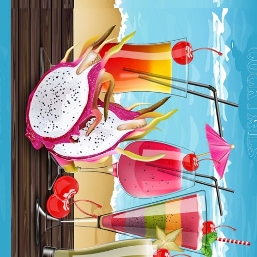 Summer Cocktails Strandtuch