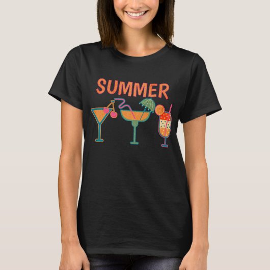 Summer Cocktails T-Shirt (Vorderseite)