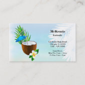 Summer Cocktails Visitenkarte (Vorderseite)