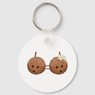 Summer Coconut Bra Halloween Kostüm Hawaii Aloha Schlüsselanhänger