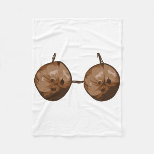 Summer Coconut Bra Halloween Kostümspass Outfit Gi Fleecedecke